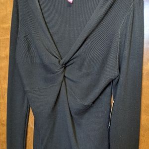 Super soft twist front lightweight sweater